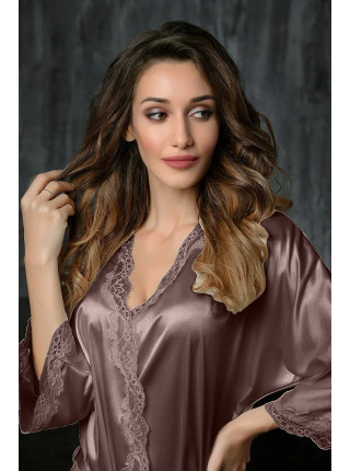 Кимоно Dimanche Lingerie Adore 9025 Эспрессо